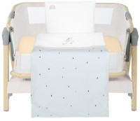 Lenjerie de pat pentru copii Kikka Boo Stripy Friends 3pcs