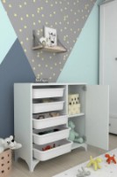 Raft depozitare jucarii Bofigo 12-02-01 White imaginea #5 — magazin online Desire.md