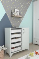 Raft depozitare jucarii Bofigo 12-02-01 White imaginea #4 — magazin online Desire.md