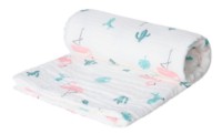 Plapumă pentru bebeluși Akuku Flamingos 110x105cm (A0686) imaginea #2 — magazin online Desire.md