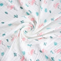 Plapumă pentru bebeluși Akuku Flamingos 110x105cm (A0686) imaginea #4 — magazin online Desire.md