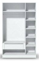 Шкаф Fabrik Home Hardy 3 135x220x55cm Глиняный серый фото №3 — интернет-магазин Desire.md