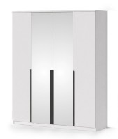 Шкаф Fabrik Home Linia 1600 (Зеркала до пола) белый ясень фото №5 — интернет-магазин Desire.md