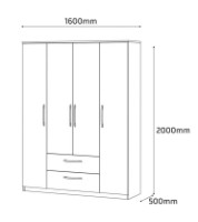 Шкаф Fabrik Home Linia №1 клён/белый ясень фото №6 — интернет-магазин Desire.md