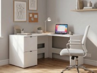Masa de birou Fabrik Home Mateo Белый ясень (Corner)