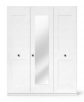 Шкаф Fabrik Home Mezzo 1500 Mirror белый ясень фото №2 — интернет-магазин Desire.md