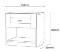Noptieră Fabrik Home Mezzo2 450x350x450mm кобальт imaginea #4 — magazin online Desire.md