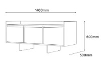 Тумба под ТВ Fabrik Home Talin Кашемир фото №4 — интернет-магазин Desire.md