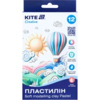Пластилин Kite Creative Pastel 12 Colors (K-086-P) фото №2 — интернет-магазин Desire.md