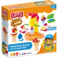 Set pentru modelare Lets Icecream 4x75g 20pcs (L8493)