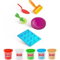 Set pentru modelare Lets Pizza 5x75g (L9004) imaginea #2 — magazin online Desire.md
