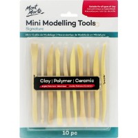 Set de instrumente Mont Marte Mini Modelling Tools 10pcs (MMSP0003) imaginea #6 — magazin online Desire.md