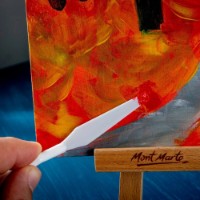 Set de instrumente Mont Marte Plastic Palette Knife Set 5pcs (MAPK0001) imaginea #3 — magazin online Desire.md
