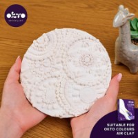 Bază rotundă cu mini-șevalet OKTO Clay 16cm (15007) imaginea #3 — magazin online Desire.md