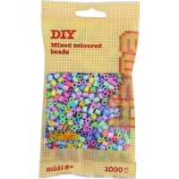 Mozaic Hama 1000pcs Pastel Mixed Coloured (207-50)
