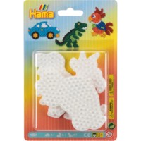 Planșete pentru mozaic Hama Car, Parrot & Dinosaur 3pcs (4573)