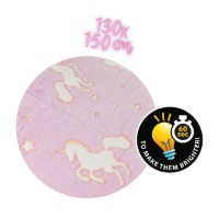Plapumă pentru bebeluși Toi-Toys Unicorn Pink (8714627003406) imaginea #2 — magazin online Desire.md