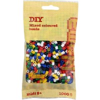 Mozaic Hama 1000pcs Mixed Coloured (207-66)