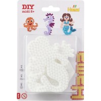 Planșete pentru mozaic Hama Hexagona, Sea Horse & Mermaid 3pcs (4575)