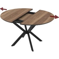 Masă pentru bucătărie Magnusplus Dobok 110x110/145 hazar imaginea #3 — magazin online Desire.md
