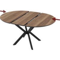 Masă pentru bucătărie Magnusplus Dobok 110x110/145 hazar imaginea #6 — magazin online Desire.md