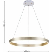 Lustră Flitz Leuchten Helix WH/GD FL6034-1P imaginea #3 — magazin online Desire.md