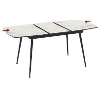Masă pentru bucătărie Magnusplus Yense 125 80x125/164 Marmo imaginea #4 — magazin online Desire.md