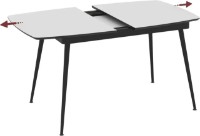 Masă pentru bucătărie Magnusplus Yense 125 80x125/164 Senkron white imaginea #2 — magazin online Desire.md