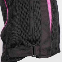 Jachetă moto GMS Tara Mesh Woman Black/Pink (ZG51006-380-DS) imaginea #4 — magazin online Desire.md