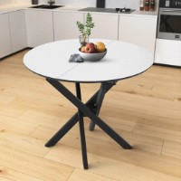 Masă pentru bucătărie Magnusplus Ruta 95x95/125 Senkron white imaginea #1 — magazin online Desire.md