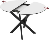 Masă pentru bucătărie Magnusplus Ruta 95x95/125 Senkron white imaginea #3 — magazin online Desire.md