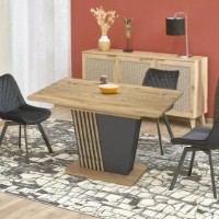 Masă pentru bucătărie Magnusplus Luna 75x120/160  rivoli