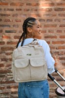 Geanta pentru mama Cangaroo Mivida Beige imaginea #6 — magazin online Desire.md