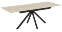 Masă pentru bucătărie Magnusplus Perla 80x140/170/200 blat ceramica travertin imaginea #3 — magazin online Desire.md