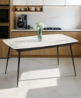 Masă pentru bucătărie Magnusplus Yense 145 90x145/184 Marmo