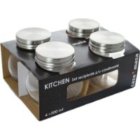 Набор для специй Casa Masa Kitchen 4x200 ml (8076040) фото №2 — интернет-магазин Desire.md