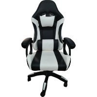 Офисное кресло Magnusplus Victrack Turbo Black/White фото №2 — интернет-магазин Desire.md