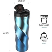 Termos Nils NCB22 500ml Blue  imaginea #7 — magazin online Desire.md