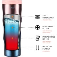 Termos Nils NCB22 500ml Pink  imaginea #9 — magazin online Desire.md