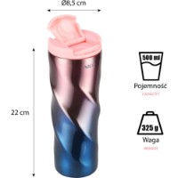 Termos Nils NCB22 500ml Pink  imaginea #10 — magazin online Desire.md