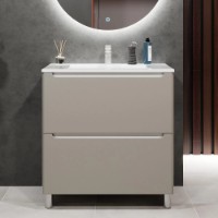Dulap pentru lavoar Bayro Bergamo Allegro 800 Light Grey (126103)