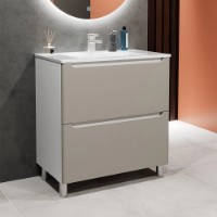 Dulap pentru lavoar Bayro Bergamo Allegro 800 Light Grey (126103) imaginea #2 — magazin online Desire.md