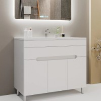 Dulap pentru lavoar Bayro Etna Pro Argo 1000 White Mate (126188) imaginea #3 — magazin online Desire.md