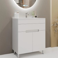 Dulap pentru lavoar Bayro Etna Pro Argo 600 White Mate (126189) imaginea #3 — magazin online Desire.md