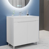Шкаф под умывальник Bayro Selena Argo 1000 Matte White (126192) фото №2 — интернет-магазин Desire.md