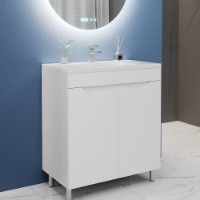Dulap pentru lavoar Bayro Selena Argo 600 Matte White (126194) imaginea #4 — magazin online Desire.md