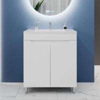 Dulap pentru lavoar Bayro Selena Argo 600 Matte White (126194)
