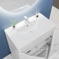Dulap pentru lavoar Bayro Selena Argo 800 Matte White (126196) imaginea #4 — magazin online Desire.md