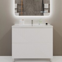Dulap pentru lavoar Bayro Sensi Allegro 800 Matte White (126541)