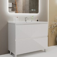 Dulap pentru lavoar Bayro Sensi Allegro 800 Matte White (126541) imaginea #4 — magazin online Desire.md